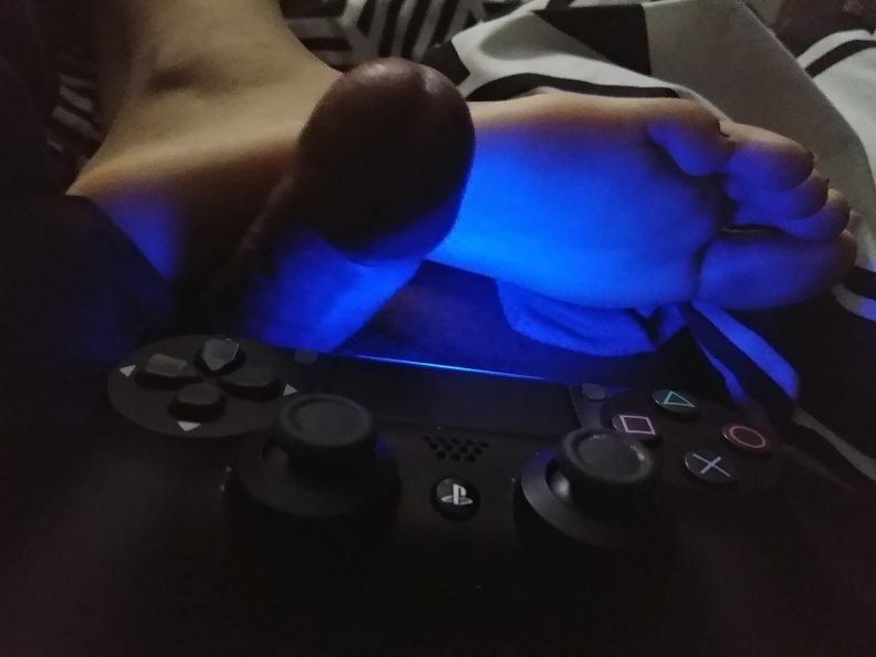 best of Joystick tits with feet