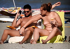 best of Beach nudist breasted voyeur natural films