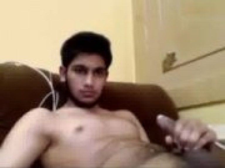 Indian handsome boy masturbating