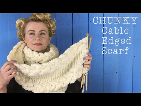 Candy C. reccomend chunky knit scarf