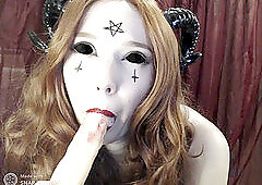 Space G. reccomend girl possessed demon succubus halloween night