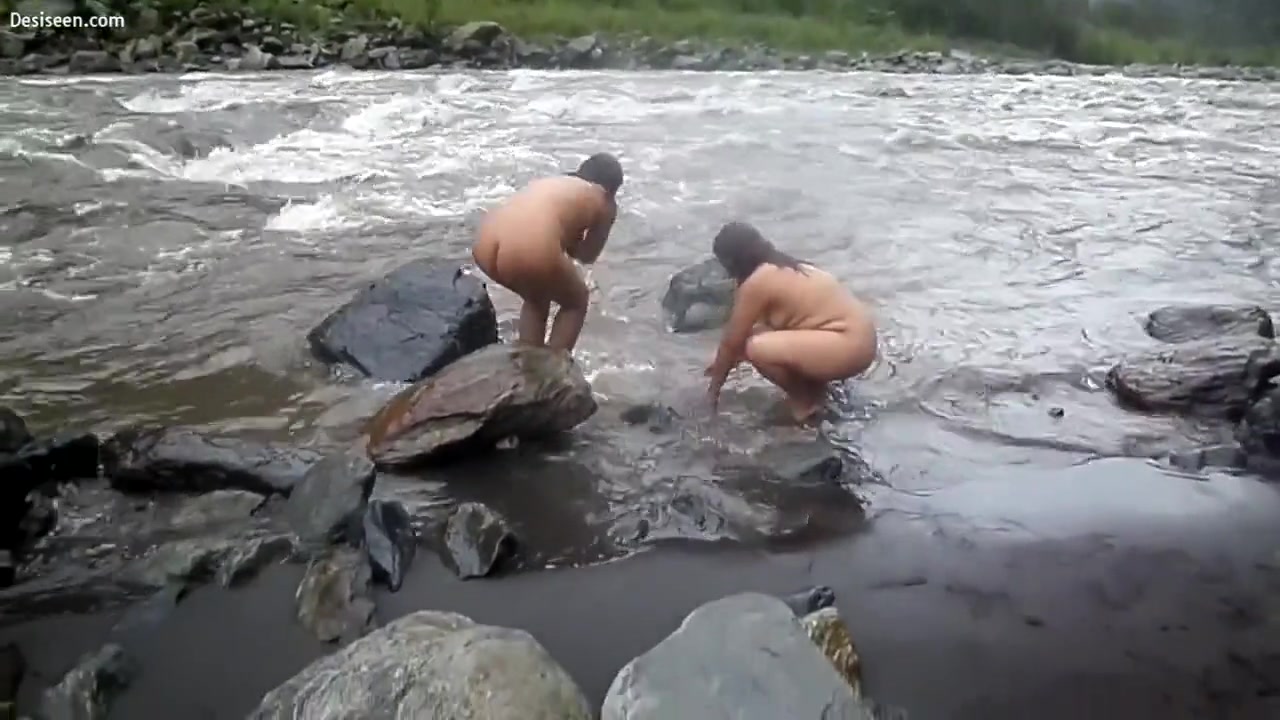 Wife stripped down fucked river