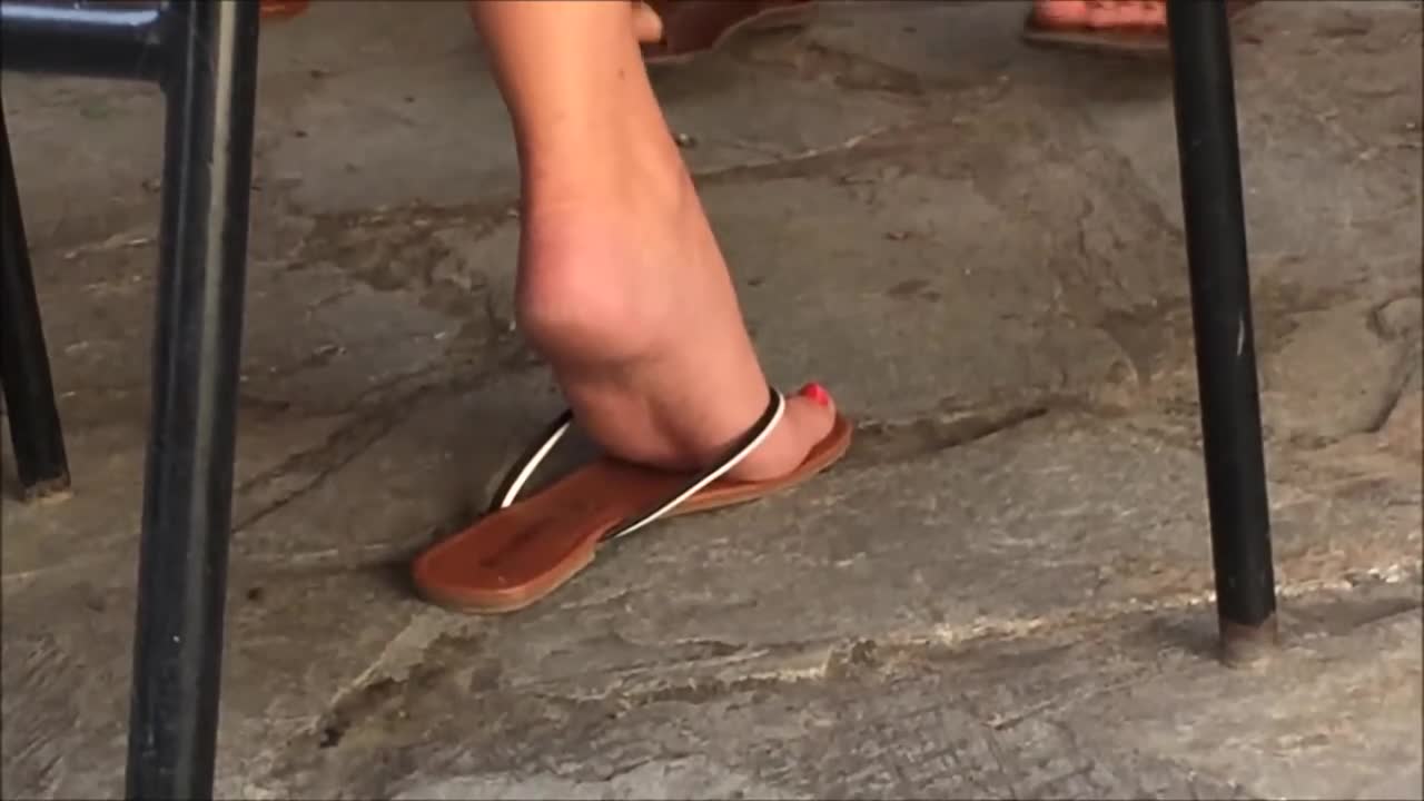 Candid flip flop soles