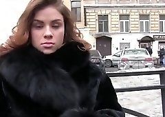 Fake fur coat