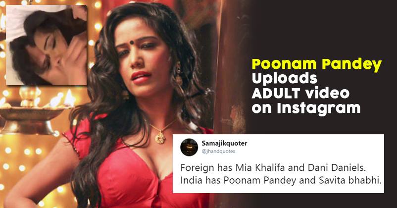 Poonam pandey instagram live